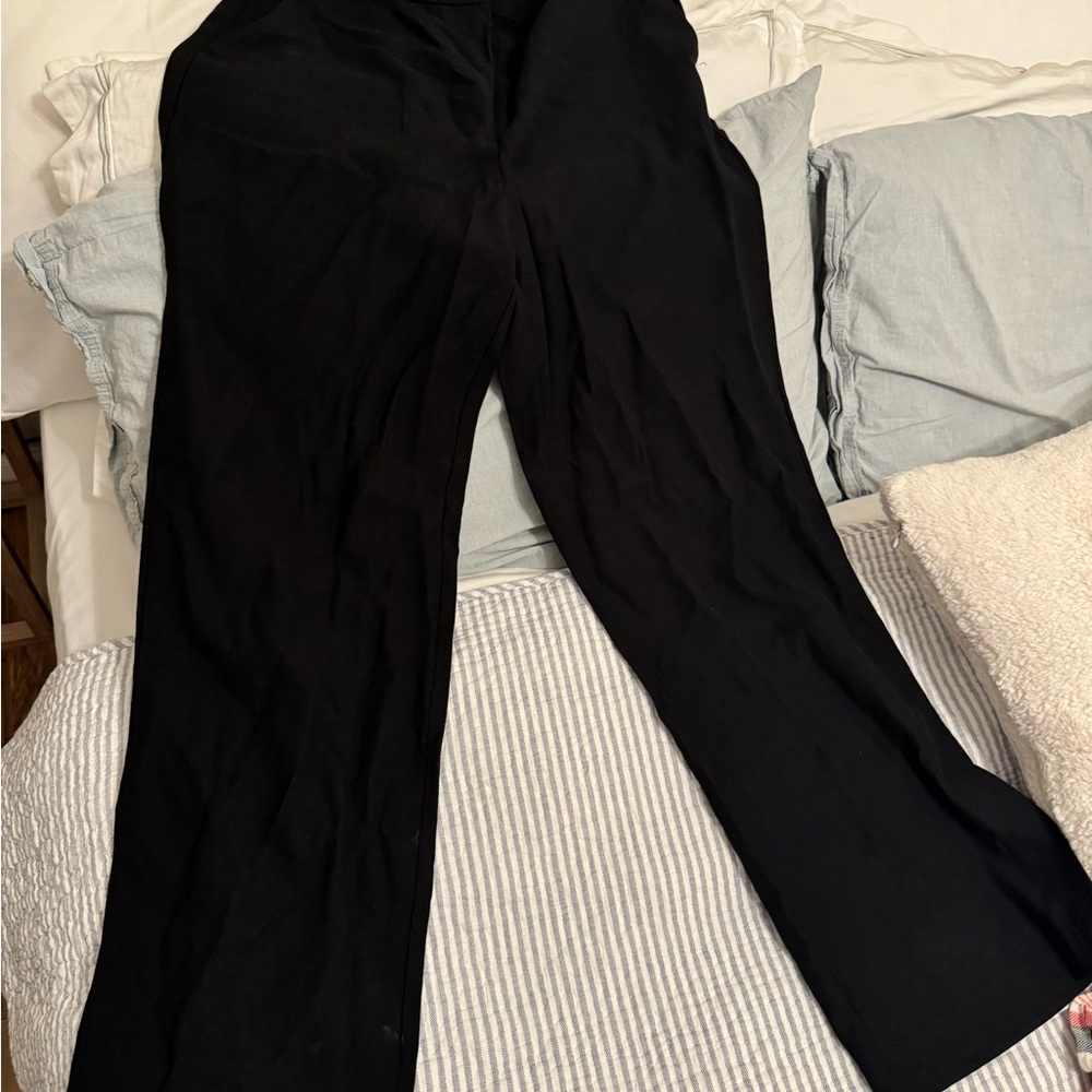 Black Wide-Leg Pants